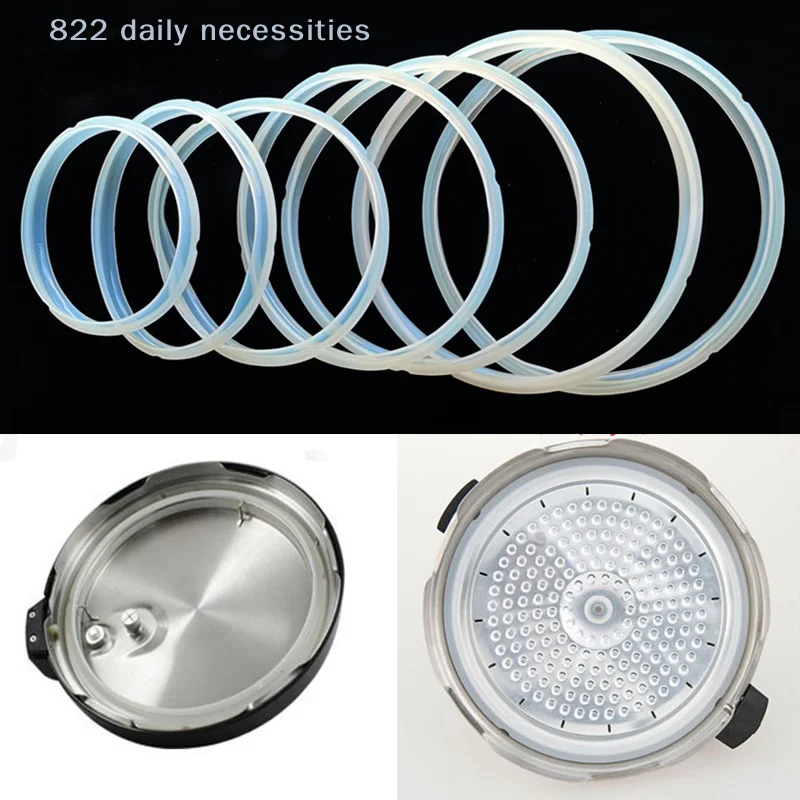 Anel de Vedação de Borracha de Silicone 18/20/22/24cm para Panela de Pressão Elétrica - Substituição para Gaxetas de Panelas de 2-6L