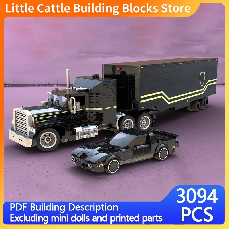 Speed Hypercar Model MOC Building Bricks Popular Movie Mobile Command Unit Modular Technology Holiday Assemble Children Toy Suit