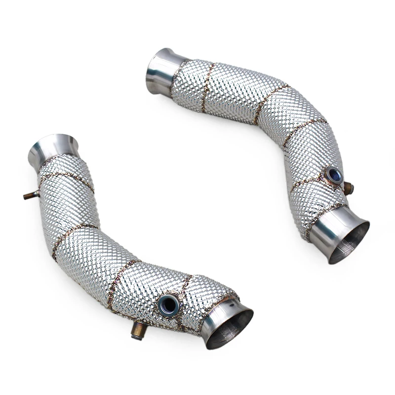 Stainless Steel Exhaust Downpipe For Lamborghini Gallardo 5.0L 2004-2007 Free Flow Header Tuning Sounds