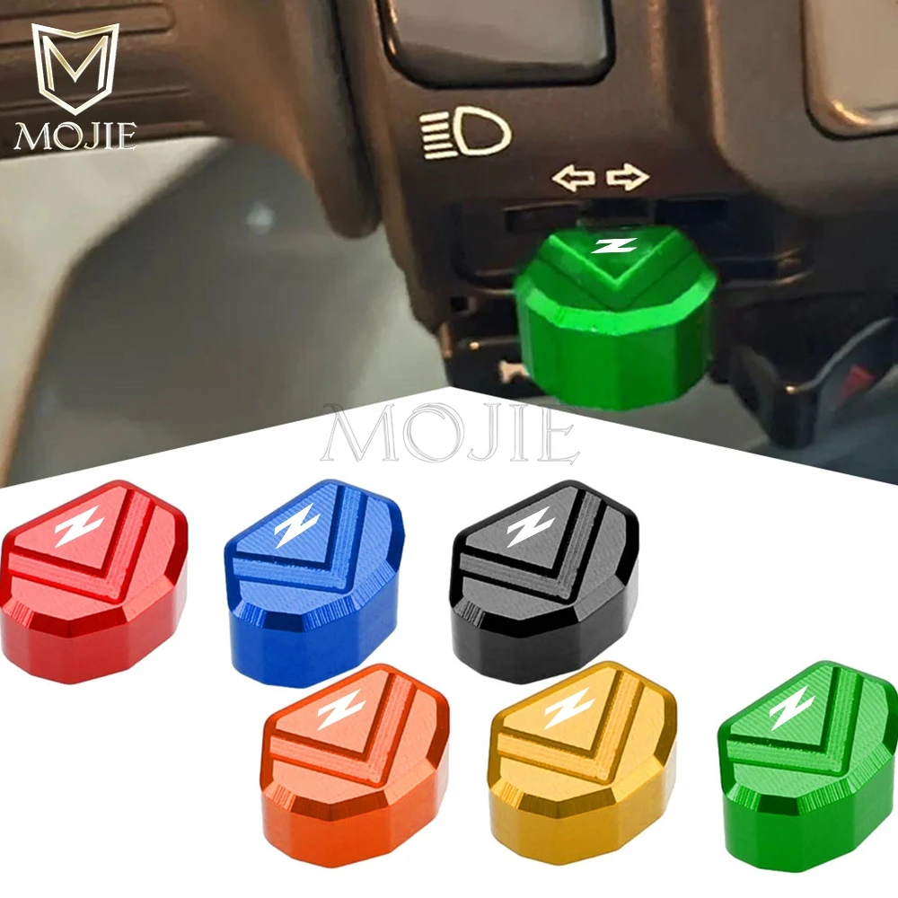 

2003-2025 Moto Switch Button Turn Signal Switch Key Cap For KAWASAKI Z125 Z250 Z300 Z400 Z650 Z750/L/R/S Z800 Z900/RS Z1000/R/SX