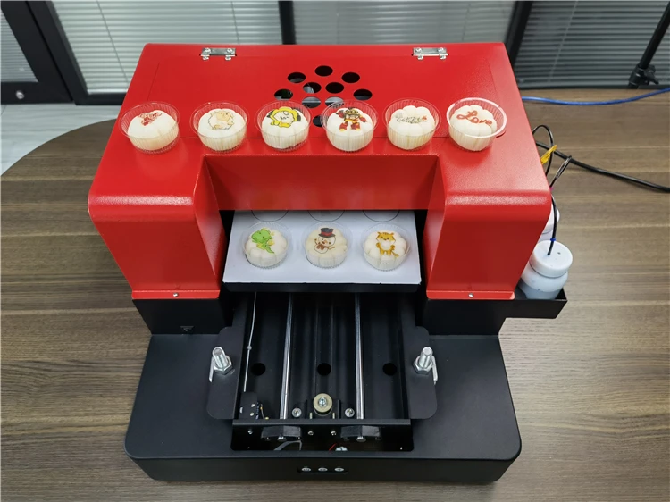 New Commercial Candies Printer For Chocolate 2021 Automatic Colorful Food Cake Coffee Printer Machine For Candies Sweet Wrappers