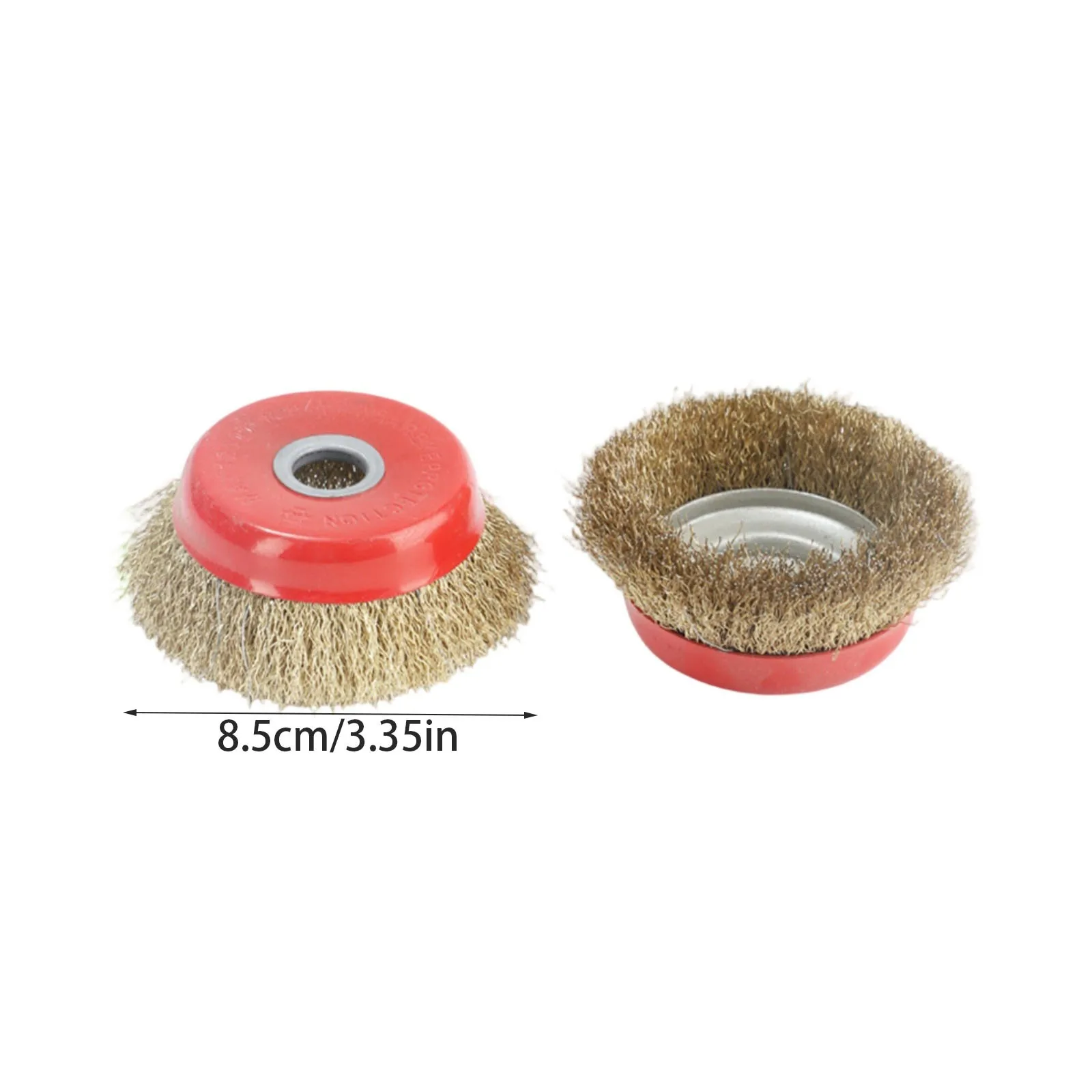 Angle Grinder With Wire Brush Wheel For Grinding Rust Removal Polishing Wheel Grinding Ball Small Red Bowl 100 Type 16 Holes