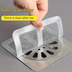 30pcs Disposable Drain Strainer, Bathroom Hair Catcher Stopper, Drain Cover, Kitchen Sink Strainers