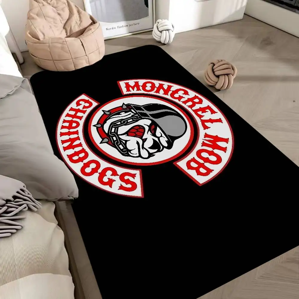 M-Mongrel Mob Door Mat Nordic Style Bedroom Living Room Doormat Home Balcony Anti-Slip Alfombra