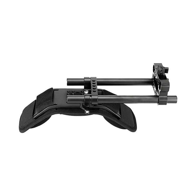 SZRIG Shoulder Mount Kit Should Pad for 15mm Rail Support Rig (Riser Railblock ) Fits DLSR and Camcorder Camera Accessories