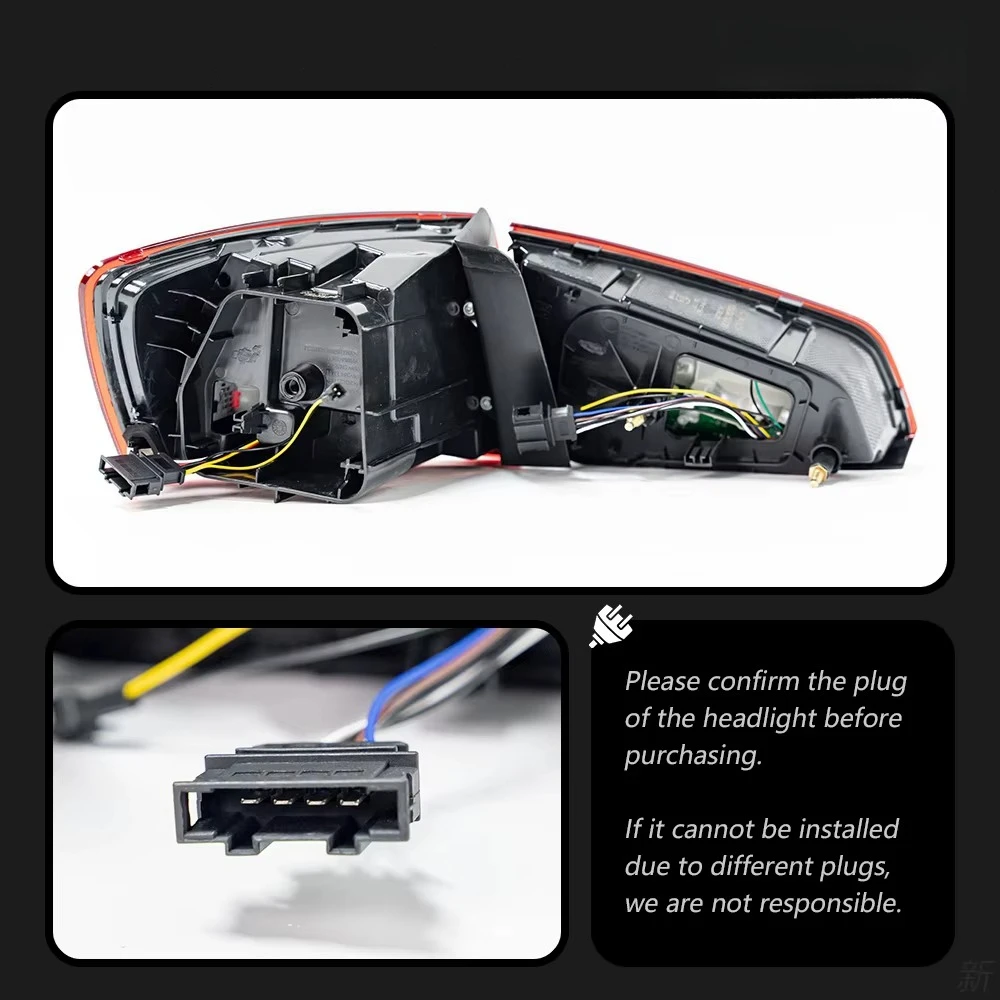 LED-Rückleuchten für VW Jetta Mk6 2015-2018 DRL Signal Brems- Nebel- Rückfahrlicht Rückleuchten-Set