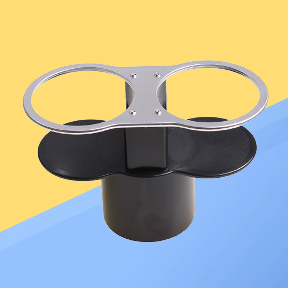 

Double Hole Car Cup Holder ABS Plastic Dual Drink Stand Durable Vehicle Mount Holder for Truck Auto Drinks Holders