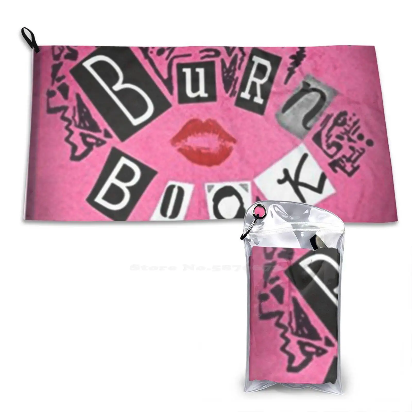 Burn Book / Mean Girls Soft Towel Quick Dry Beach Towel Mean Girls Burn Book