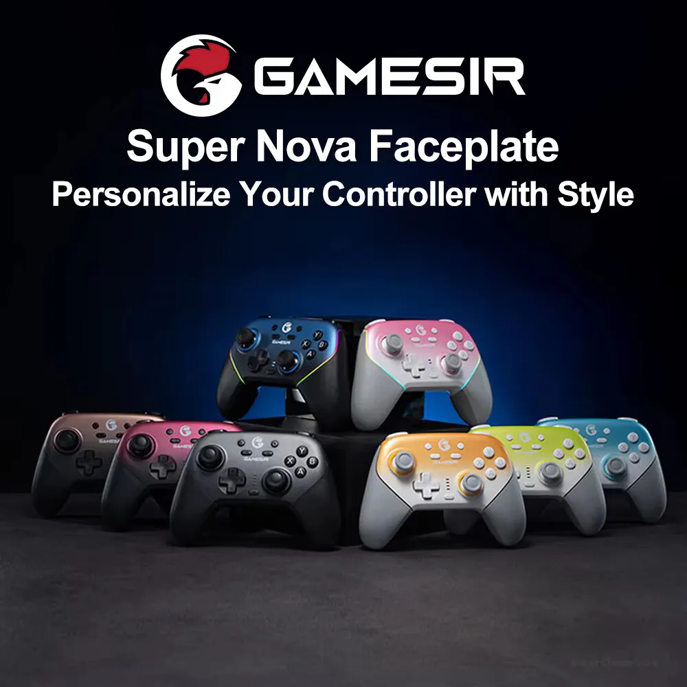 GameSir Super Nova Original Magnetic Faceplate Multicolor Replacement Shell Easy Installation Protective Cover Accessory