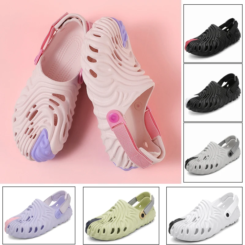 

Унисекс летние сандалии с толстой подошвой для активного отдыха, мягкие пляжные туфли с защитой пальцев, парные пляжные шлепанцы