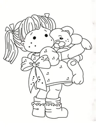 Girl Pattern Transparent Clear Silicone Stamp/Seal For DIY Scrapbooking/photo Album Decorative Clear Stamp Tampons Lace