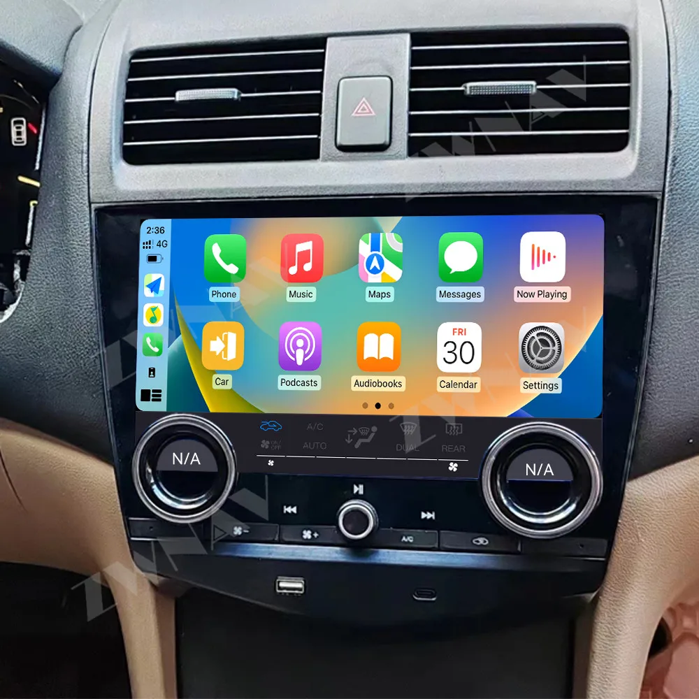 11.8” touch screen For Honda Accord 2004-2007 Android auto GPS navigation carplay multimedia player radio wireless head unit