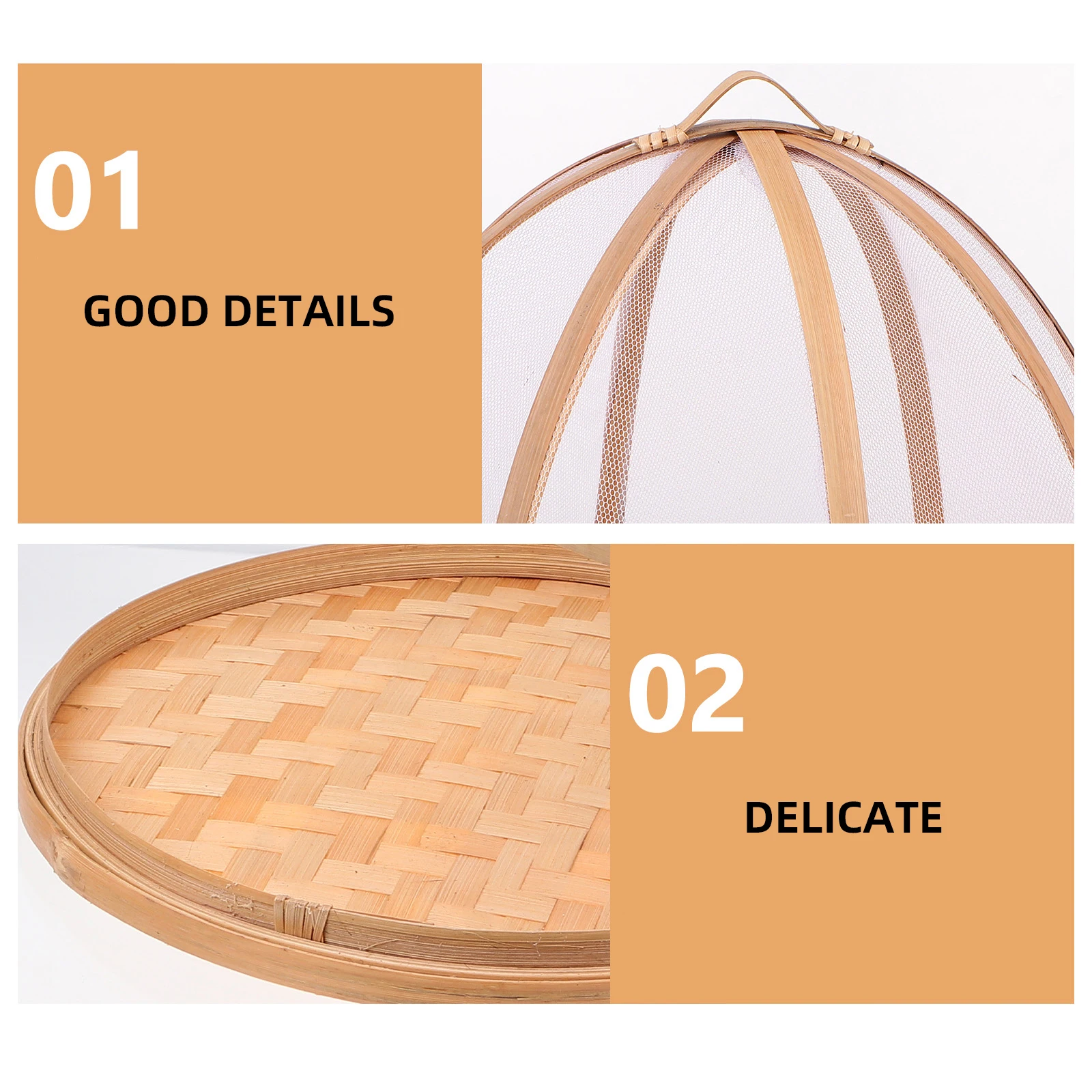 

1pc Round Kitchen Food Cover Tent For Storage Bug Proof Dish Cover Tool, Protective Food Cover, Kitchen Dining Accessory