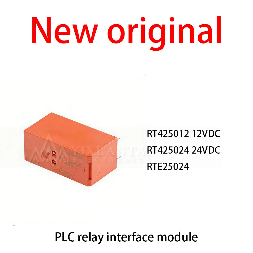 

10Pcs/Lot New original RT425012 12VDC RT425024 24VDC RTE25024 PLC relay module