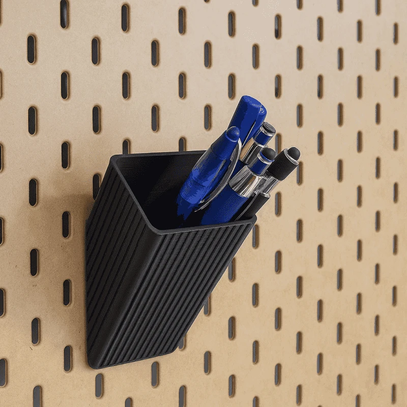 Skadis Pegboard Pen Holder Hanging Storage Cup Organizer for Desk Office Accessories