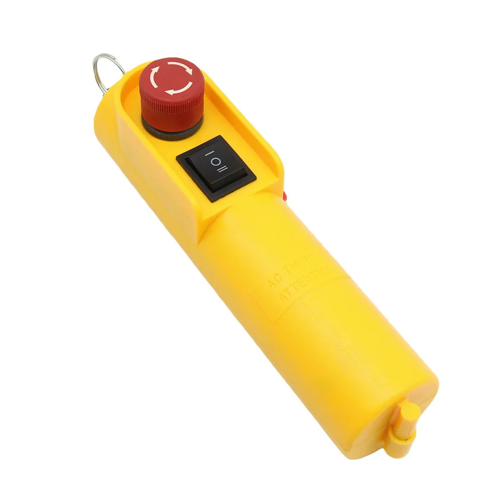 COB-61DRH direct operation rain proof crane control electric hoist with emergency stop mushroom head switch button