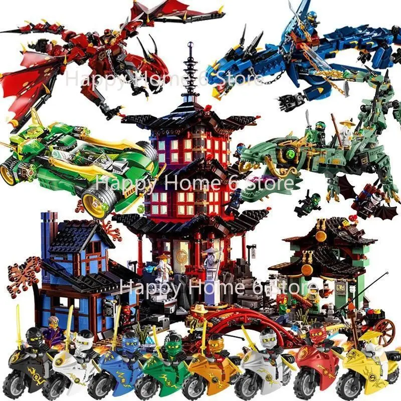 

New High Quality Compatible Brand NINJA Series Mecha Model Children's Assembly Small Particle Building Block Toys Gift Ornaments