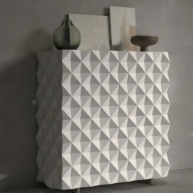 

Миланский скандинавский креативный сервант, высокий шкаф, простой современный шкаф для обуви, итальянский минималистичный шкафчик, вход для чайного шкафа