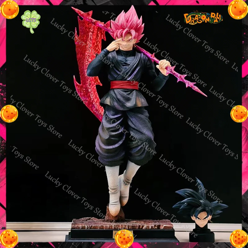 

HOT-Presale Dragon Ball Anime Figures 32cm Zamasu Figures Black Goku Figure PVC Statue Model Room desktop collection Gifts Toys