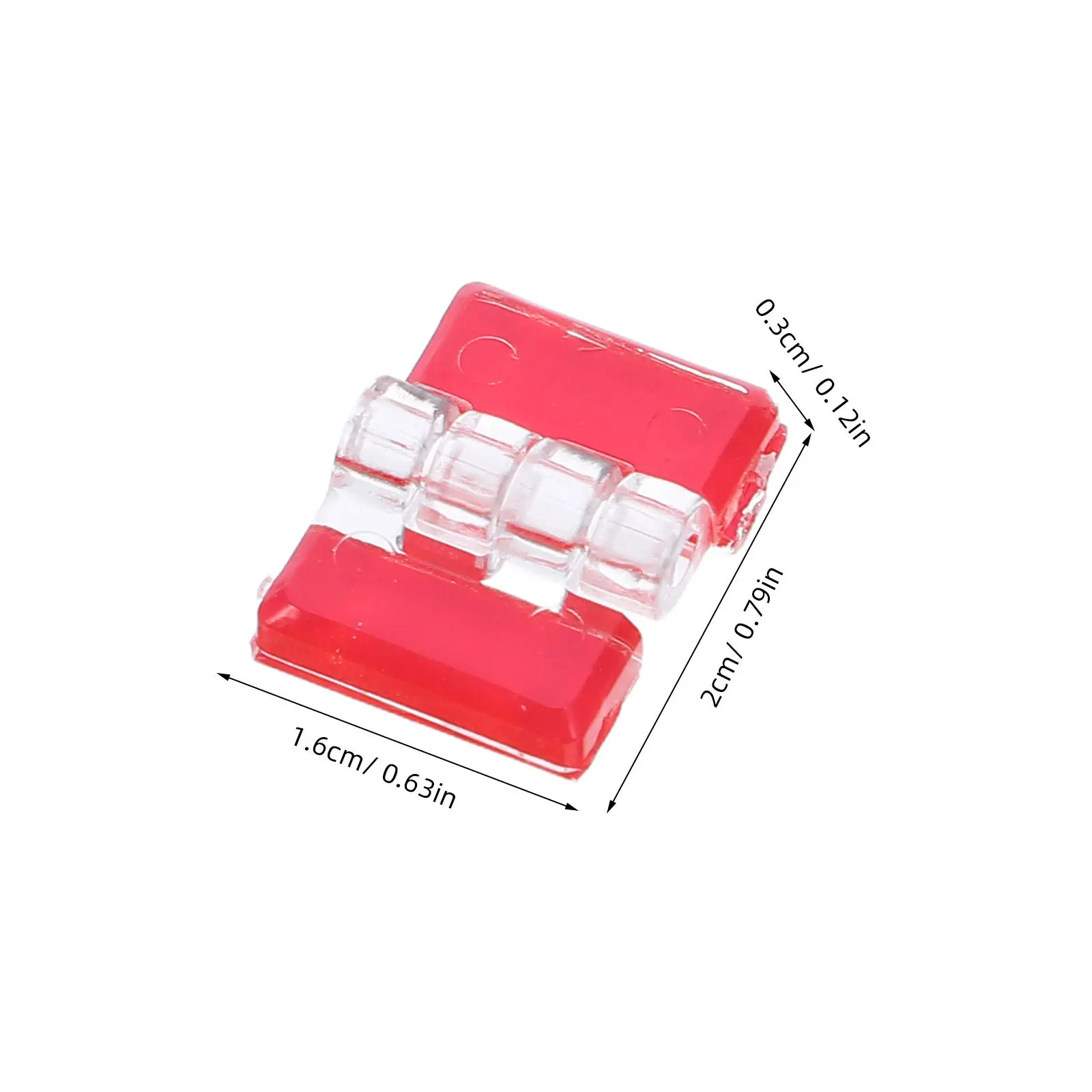 20Pcs Self-Adhesive Acrylic Hinges for Cabinets - Strong Double-Sided Tape No- for Cupboard Freezer Drawer Latch Vanity