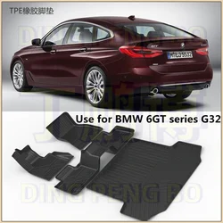 Use for BMW G32 GT630i GT640i GT650i carpet G32 All-Weather car foot mat Fit For G32 6GT waterproof trunkmat floor mats