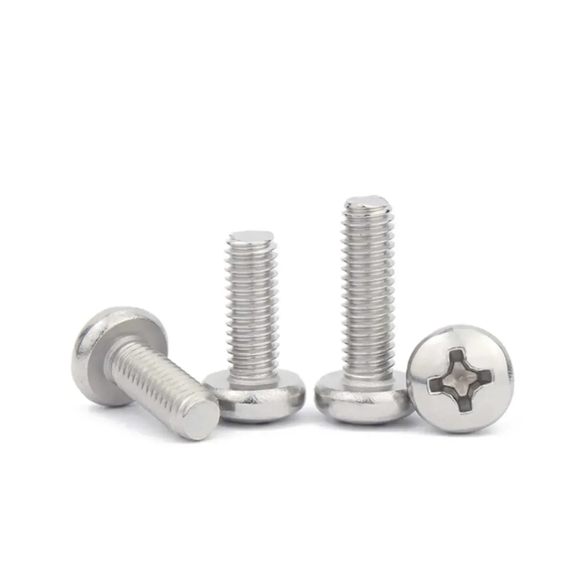 

201 Stainless Steel Round Head Screw Pan Head Cross Machine Tooth Bolt M3 M4 M5 M6