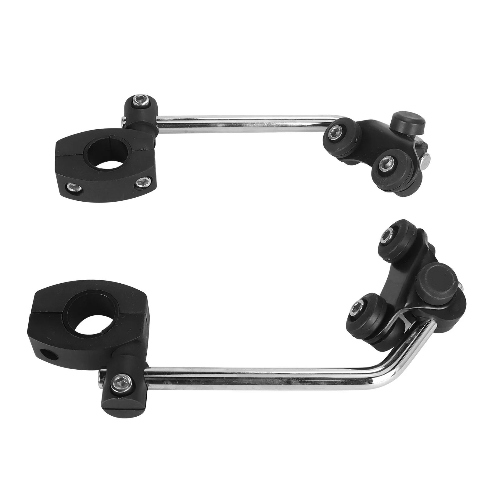 Motorcycle Windshield Mount Bracket Multi-Angle Adjustable Windscreen Fixed Holder for 7/8 Inch 22mm Motorbike Handlebar