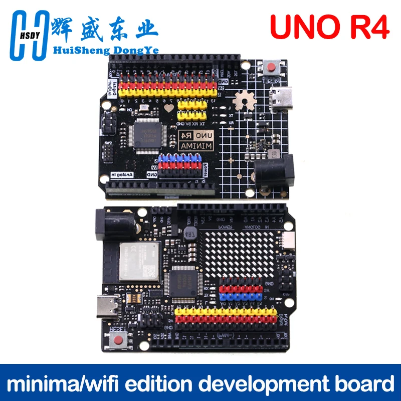 لوحة تطوير إصدار UNO R4 minima/wifi لوحدة تحكم تعلم برمجة Arduino