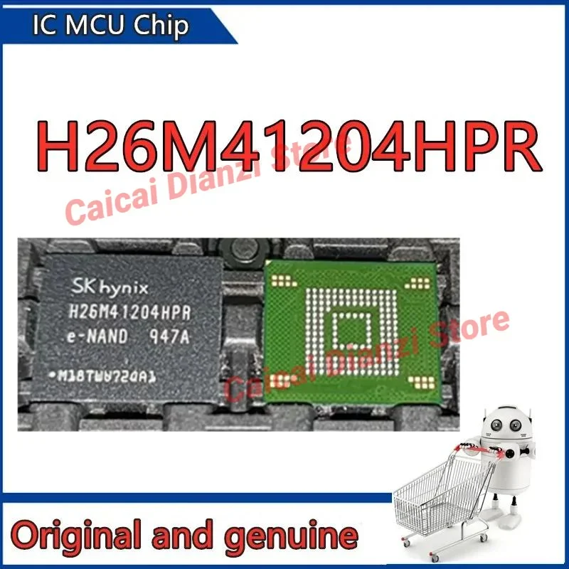 

20-5PCS H26M41204HPR eMMC ver 5.1 BGA-153 H26M41204 In Stock 100% New Original