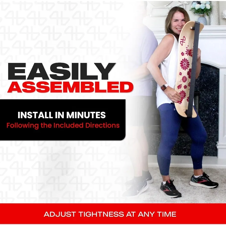 مدرب التوازن للبالغين، لوح التوازن المكتبي الدائم ومعدات التمرين المنزلية لتنسيق تدريب قوة اليوغا #6