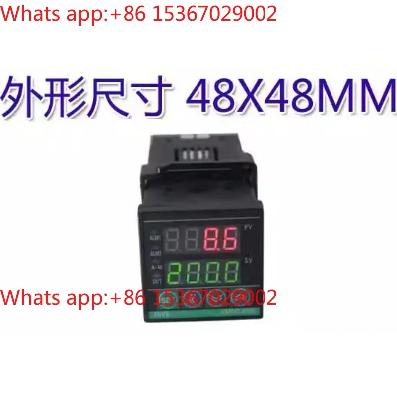 48X48MM  Multi-segment PID automatic temperature controller Intelligent thermostat Digital display meter 220V