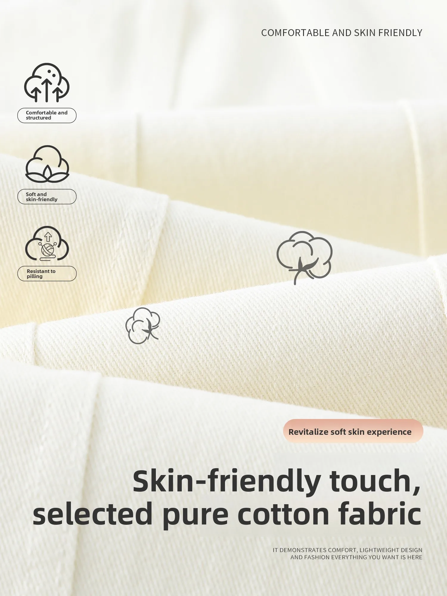 White Balloon Women's Pants 2026 New Autumn Small Size Drape Loose High Waist Pure Cotton Treet Cotton Wide Leg Pants