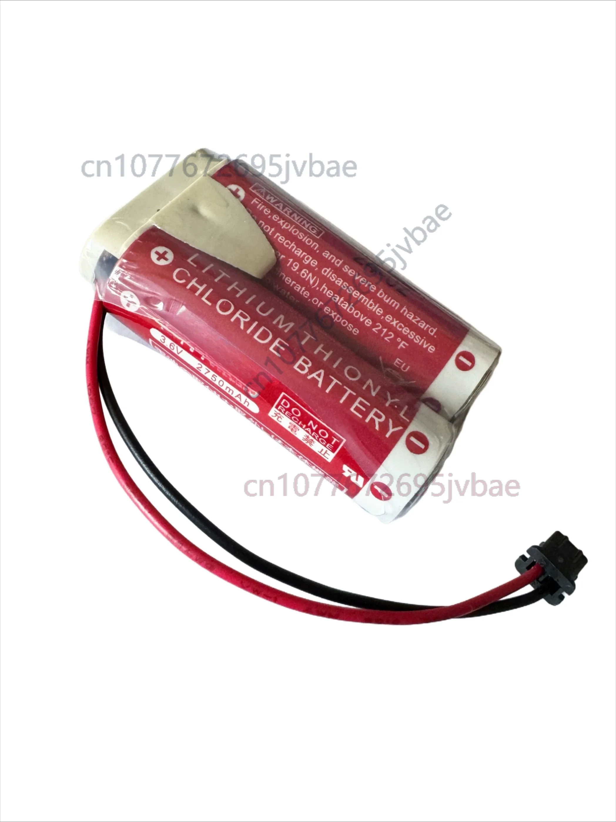 Replacement lithium battery pack For Maxell equipment with ER17/50 cells, 3.6V