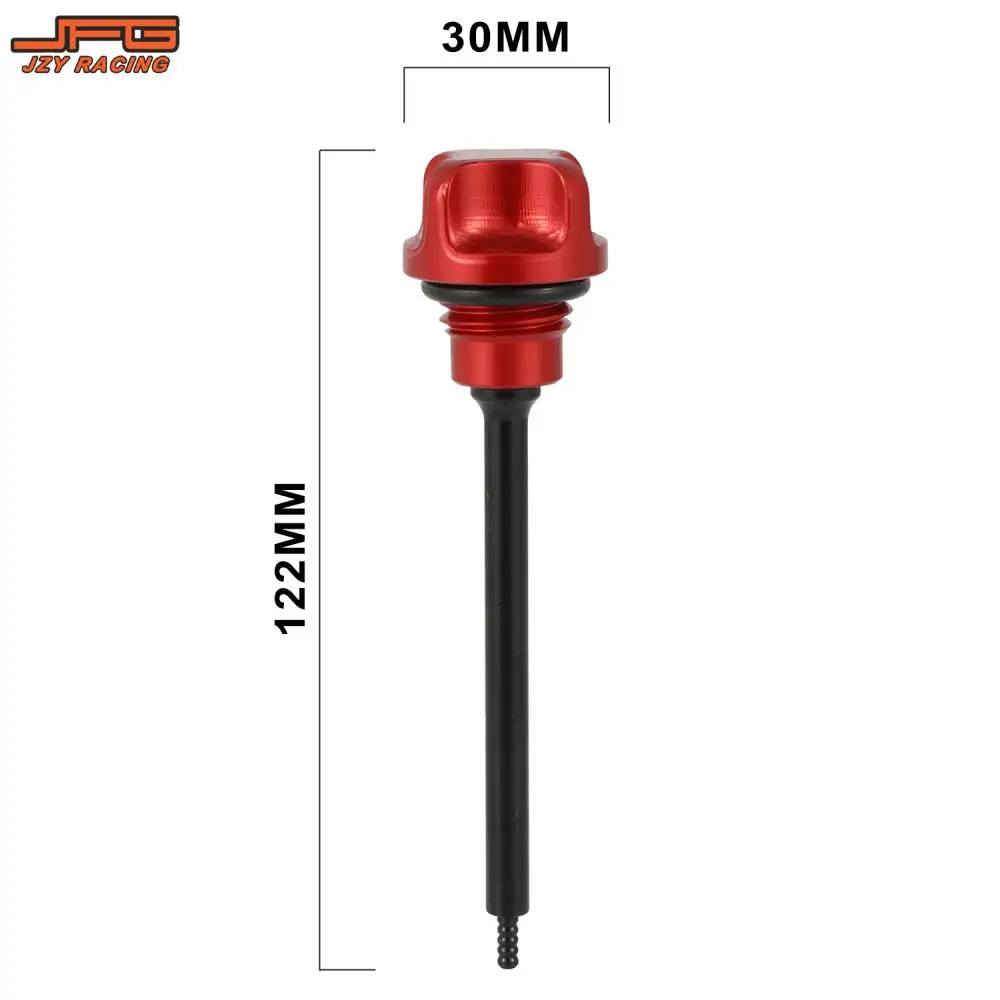 Motorcycle Engine Oil Dipstick Dip Stick Accessories Probe Level Gauge Meter Aluminium Parts For MSX125 2014 2015 2017 Dirt Bike