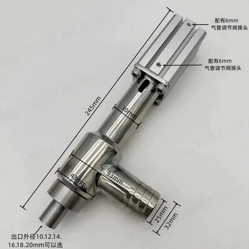 304 Stainless Steel Filling Machine Nozzle Anti Drip Paste Liquid Filling Head Accessories
