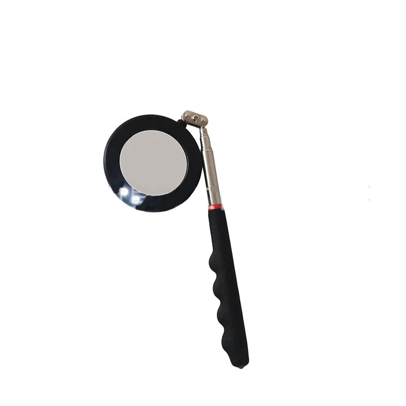 Portable Car Inspection Mirror With LED Light Telescopic Rod 360 Degree Rotating Mechanical Inspection Mirror