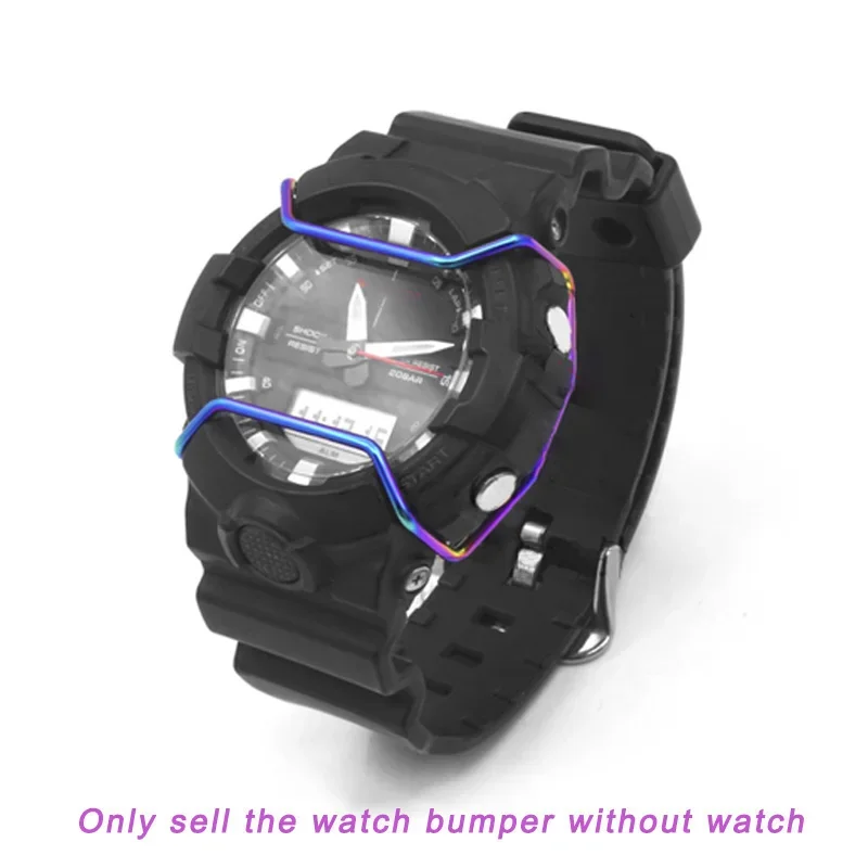 Paraurti di copertura in acciaio inossidabile per Casio DW5600 5610 DW6900 GA2100 GWG1000 accessori per orologi per Kit Mod paraurti Casioak G 9000