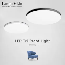 Lámpara de techo LED moderna para sala de estar, dormitorio, cocina, balcón, accesorios de iluminación de decoración interior, 220V, tres Proofings