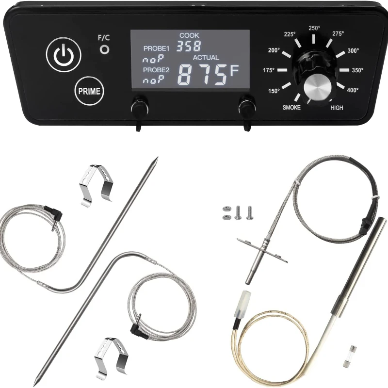 Pitboss Digital Thermostat Control Board Display Kit Vertical Pellet Smoker with LCD Display BBQ Parts Kitchen Utensils Tools