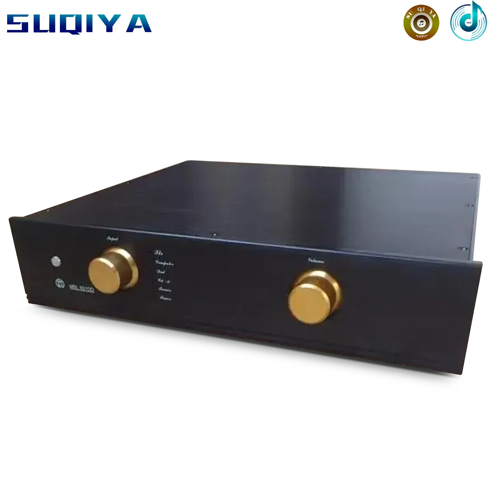 DIY AMP case 430*90*360mm Black All aluminum amplifier chassis /DIY Pre-amplifier case / can Install MBL6010 circuit amp board