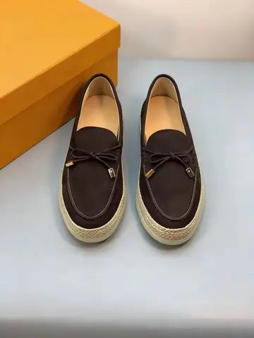 Women Suede Raffia Trim Bow-detail Loafers Woven Espadrille Moccasins