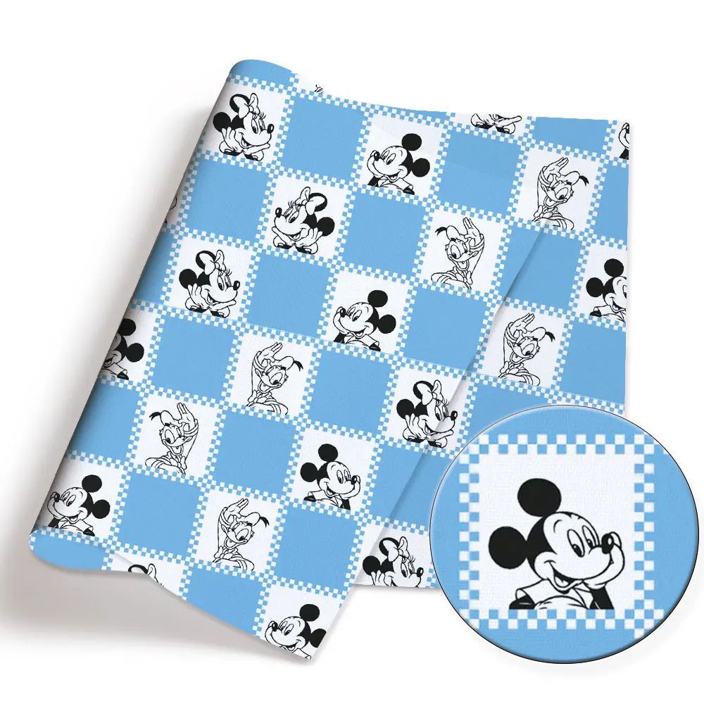 ديزني النسيج 140x50 سنتيمتر الكرتون النسيج خليط الأنسجة طفل المنسوجات المنزلية الخياطة دمية فستان الستار نسيج القطن والبوليستر #5