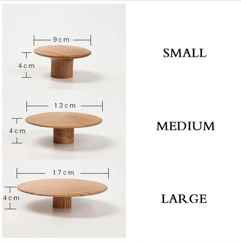 Nordic Wall Hanger Wooden Wood Round Coat Hooks Wall Decor Artworks Wall Decor Wood Round Clothes Rack Mushroom Clothes Hooks