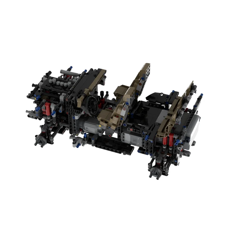 2063PCS MOC Building Blocks Nero Fuoristrada Jeep Tecnologia del Veicolo Mattoni Modello Giocattoli Per Bambini Educativi FAI DA TE Assemblaggio Festival Regalo