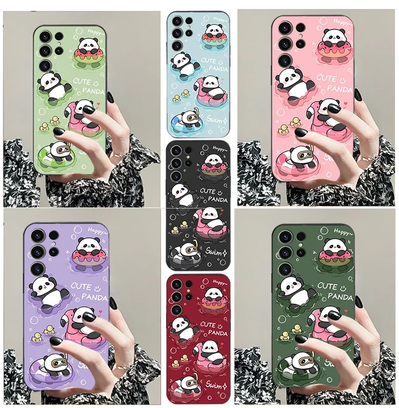 

for Samsung Galaxy note 20 Ultra 10 PRO 9 8 A 71 51 31 21 51 M 40 30 S 50 70 11 4 5 G Cute style soft phone case Black TPU plus