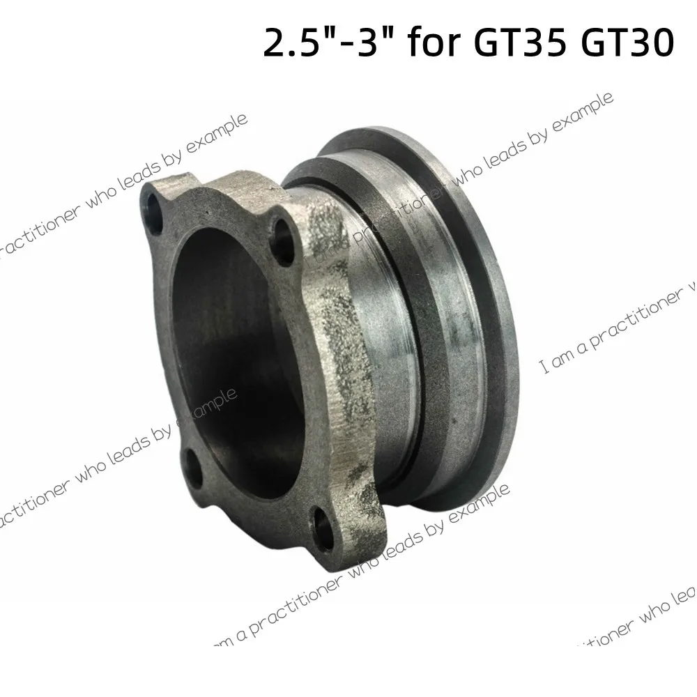 

Auto 4 Bolt Exhaust Flange Adapter 2.5" to 3" V-Band Turbo Downpipe for GT35 GT30