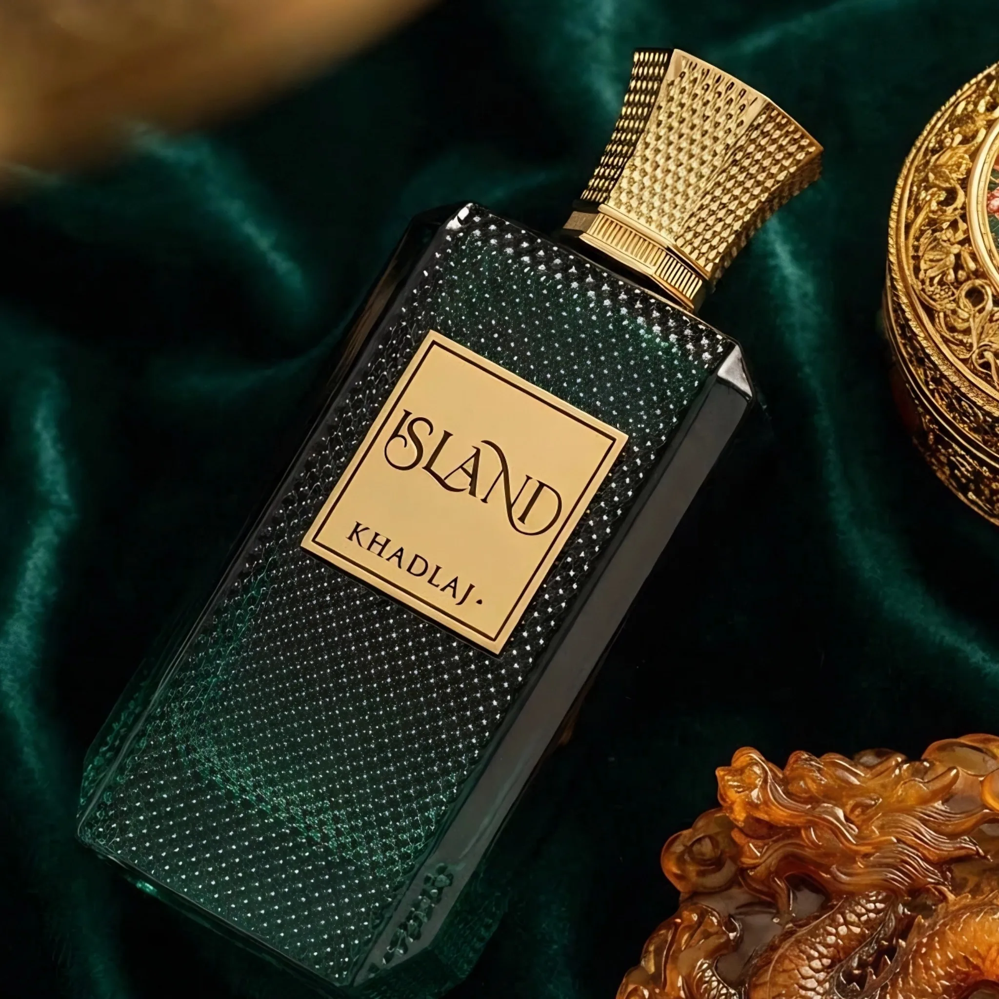 Khadlaj Island Unisex Extrait de Parfum - بخاخ عطر عربي شرقي طويل الأمد، 3.4 أونصة/100 مل #1