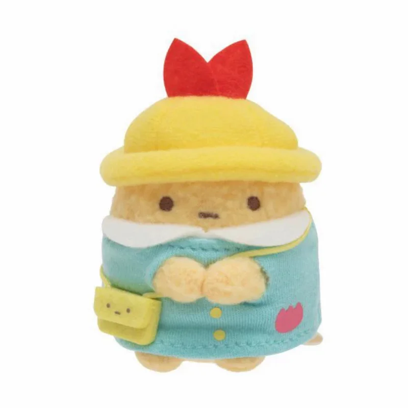 Sumikko Gurashi Fried Shrimp Plush Toy Kindergarten Series Cute Kawaii Mini Stuffed Animals Kids Toys for Girls Children Gifts