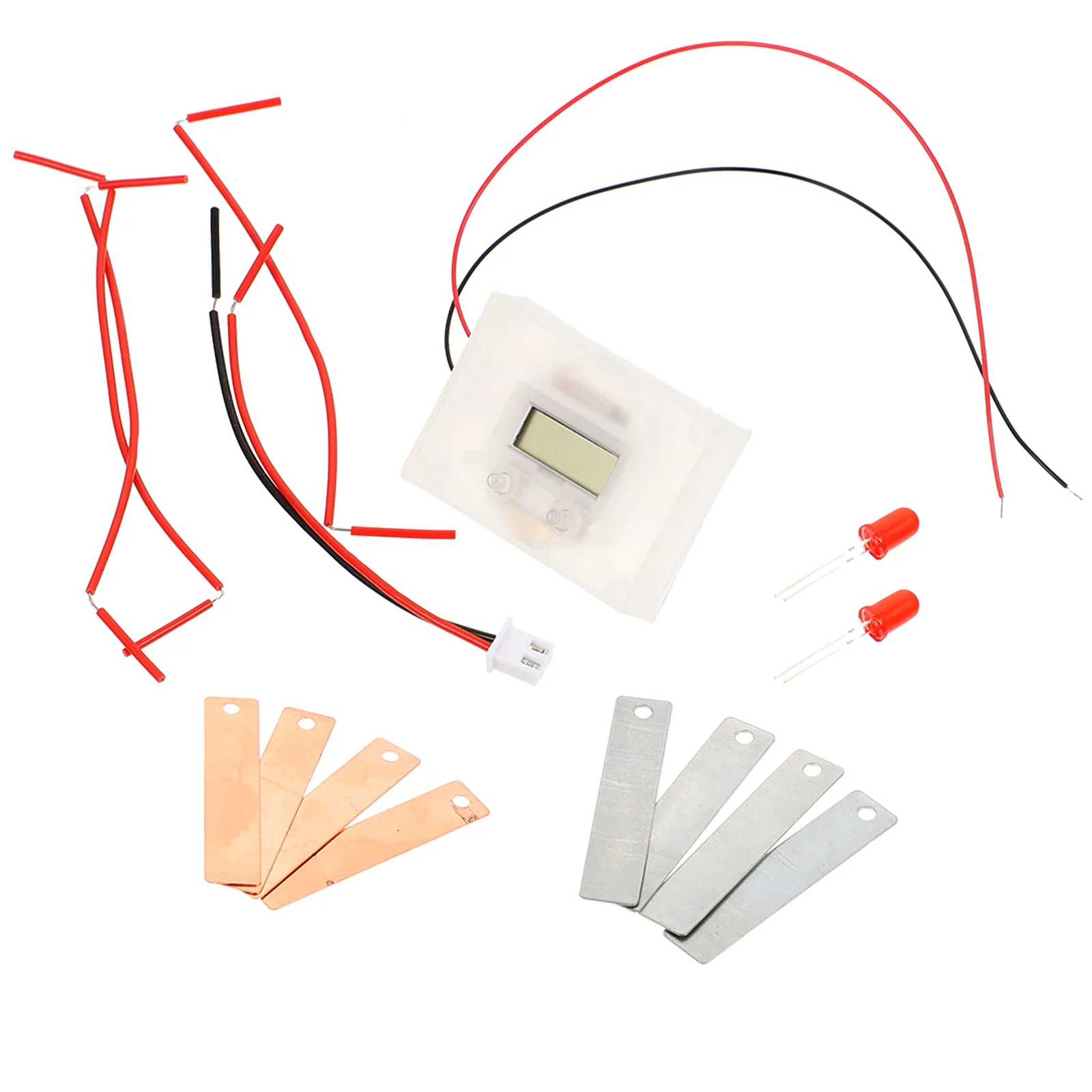 1 Set Fruit Experiment Kit Diy Science For Kids Educational Physics Learning Tool Student Supply Electronic Clock Demo