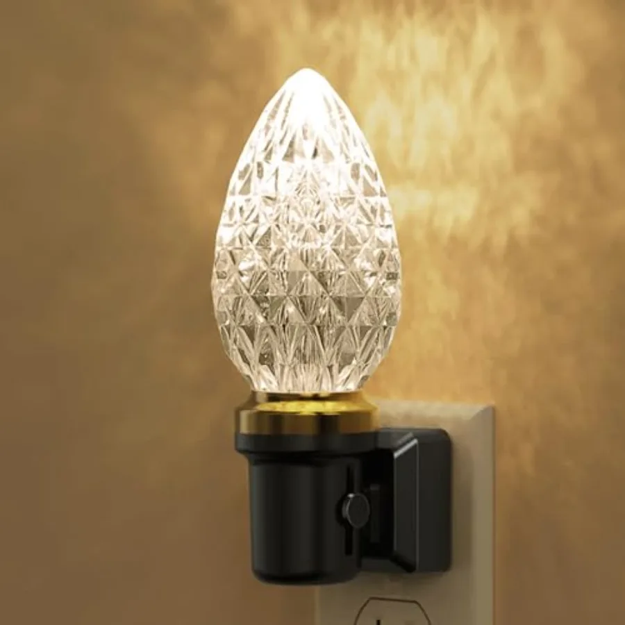 

Night Light, LED Night Lights Plug into Wall, Dimmable Night Light with Auto Light Sensor, 3000K Warm White 0-100LM, Adjustable